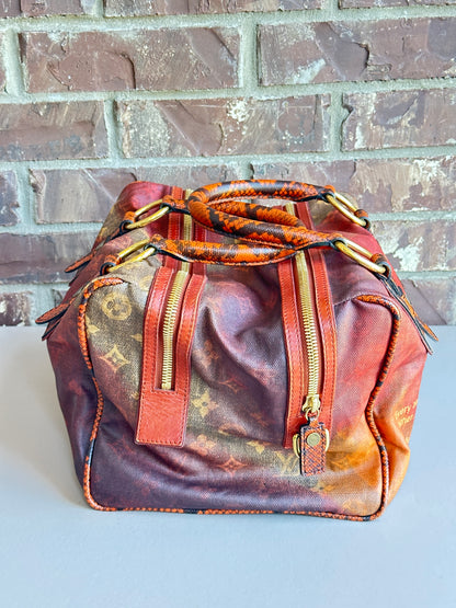 Louis Vuitton Mancrazy Jokes Handbag Monogram Canvas and Snakeskin 54362