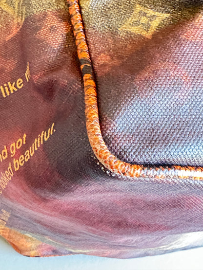 Louis Vuitton Mancrazy Jokes Handbag Monogram Canvas and Snakeskin 54362