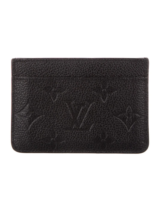 *Louis Vuitton Monogram Empreinte Leather Card Holder 77768