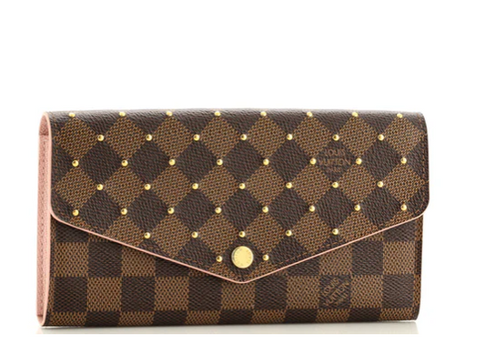 Louis Vuitton Sarah Wallet NM Studded Damier