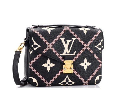 * Louis Vuitton Pochette Metis Monogram Empreinte Giant Broderies