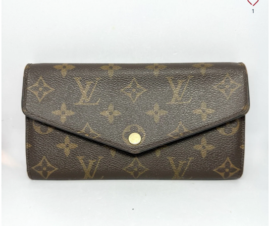 * Louis Vuitton Sarah Monogram Wallet