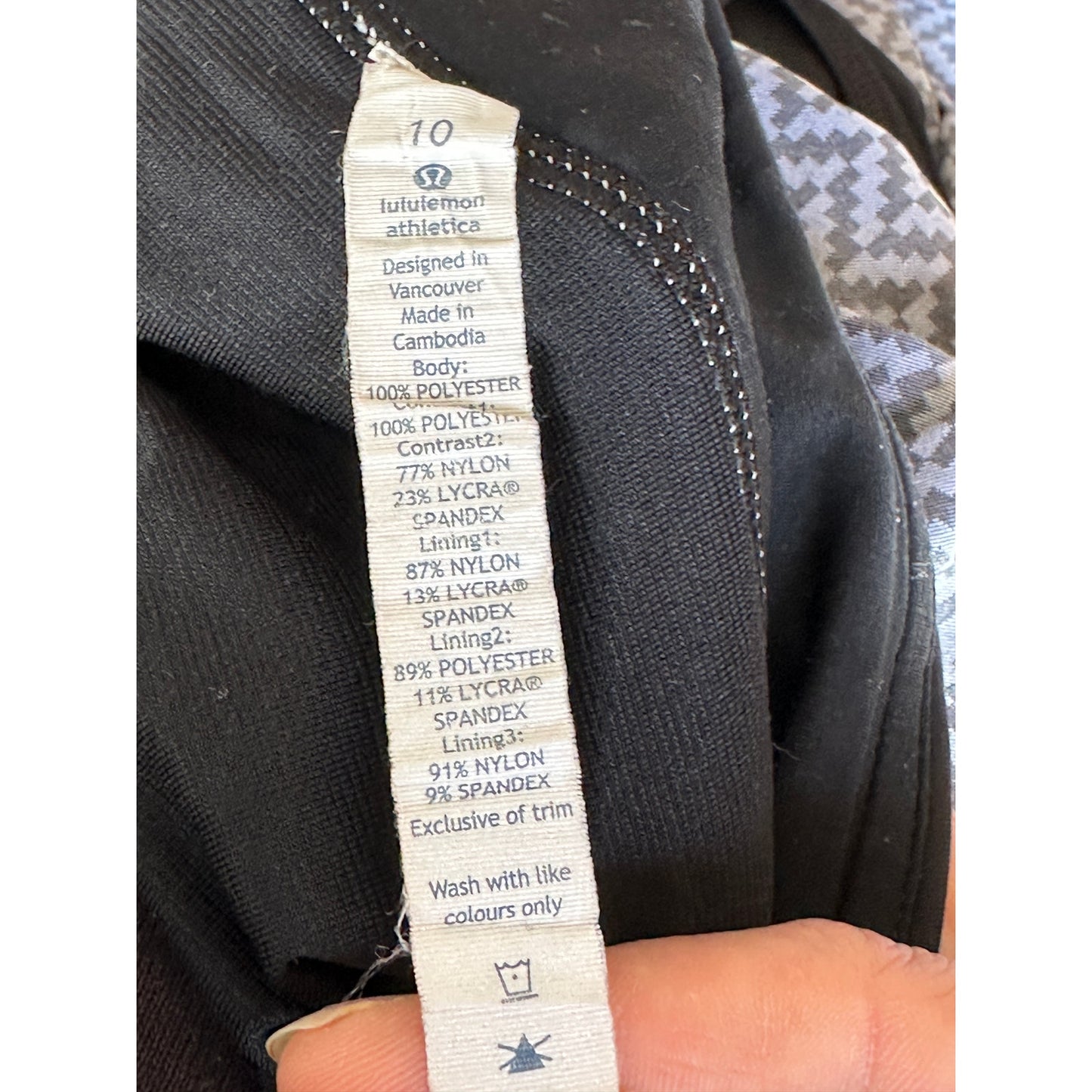 Lululemon Run Times Shorts Herringbone Size 10