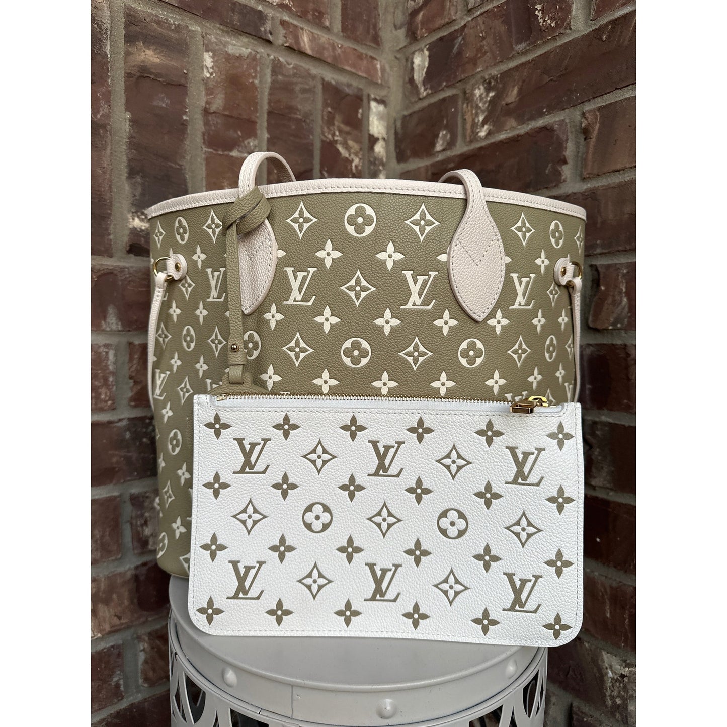 Louis Vuitton Monogram Spring In The City Empreinte Neverfull MM