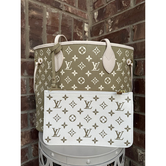 Louis Vuitton Monogram Spring In The City Empreinte Neverfull MM