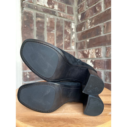 Frye Amy Slide Ghille Black Size 9M