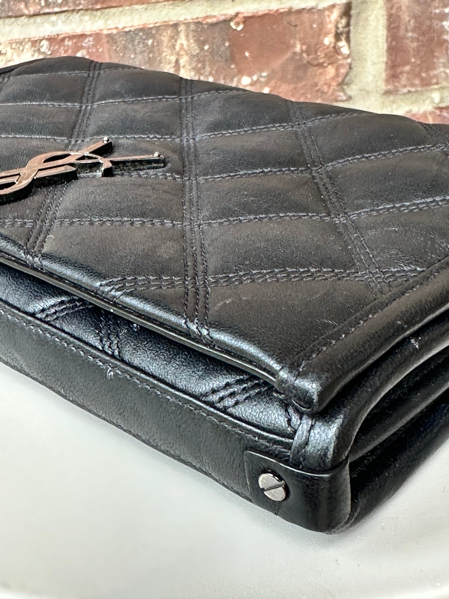 SAINT LAURENT 2021 Becky Wallet On Chain