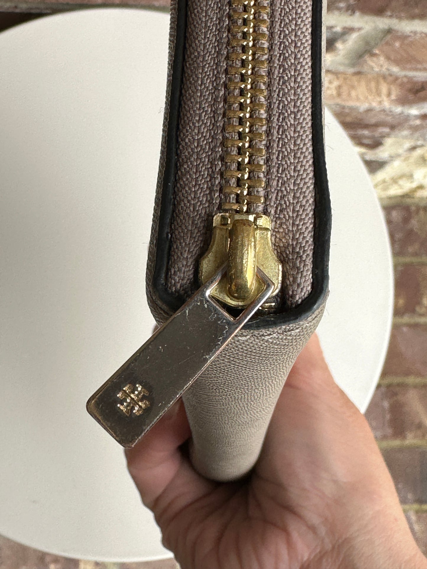 Tory Burch Leather Continental Wallet