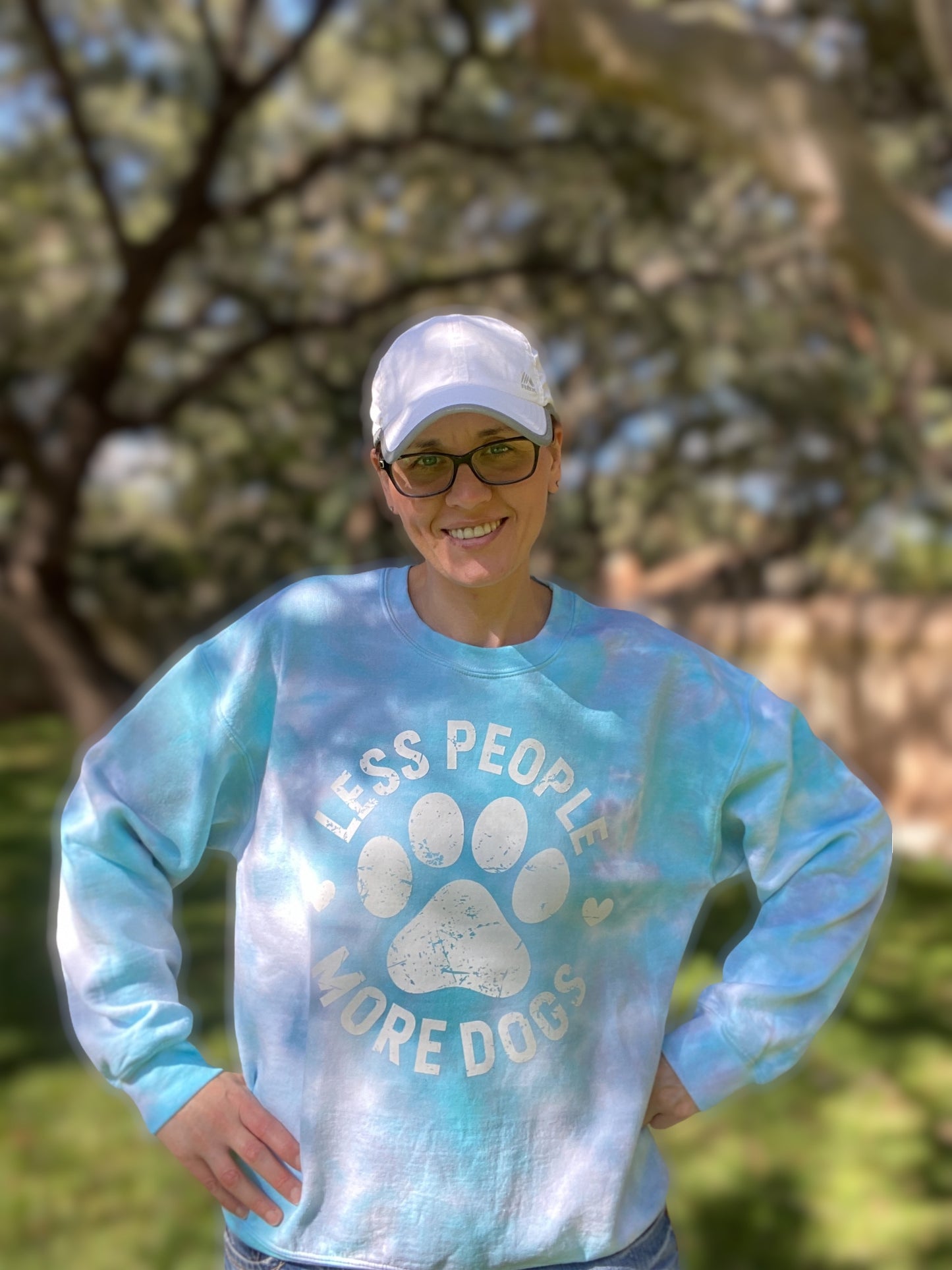 Less People More Dogs Tie Dye