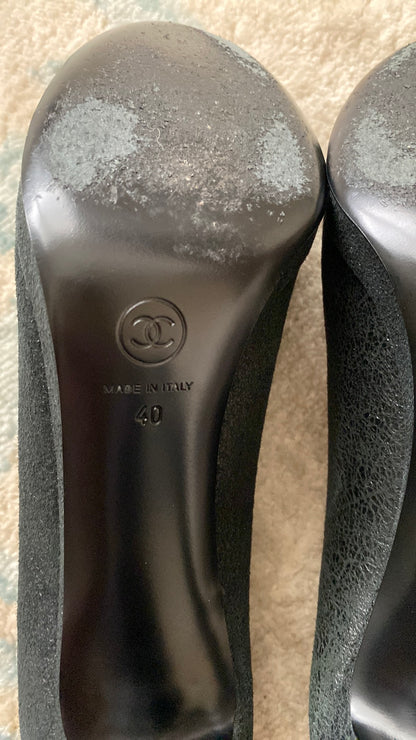 Chanel Interlocking CC Heels