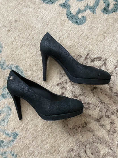 Chanel Interlocking CC Heels