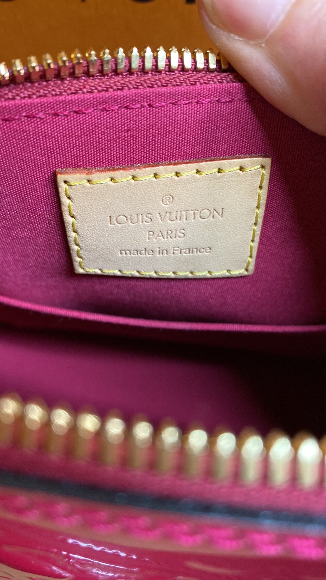 Louis Vuitton Alma Handbag Monogram Vernis BB
